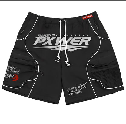 PXWER 75 Limited Edition Gym Tracksuit – Hooded Windbreaker + Shorts