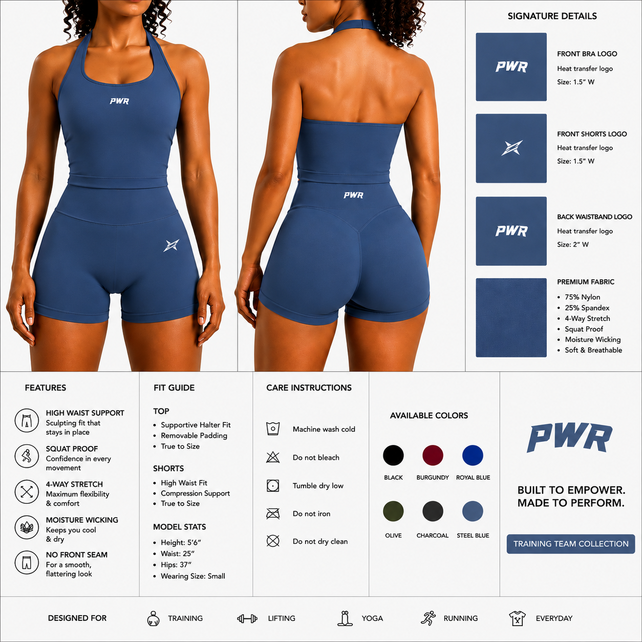 PWR Steel Blue Set