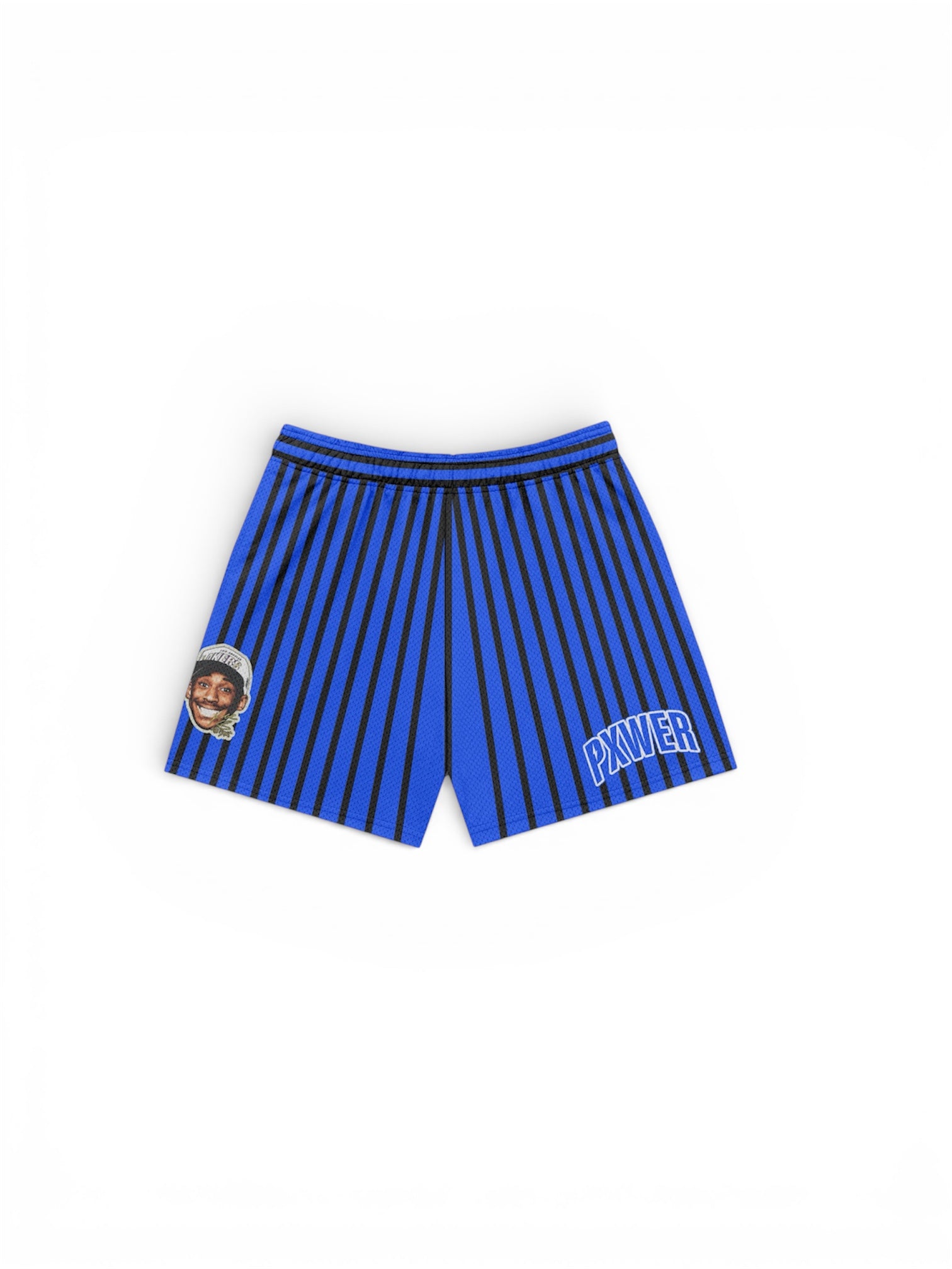 PXWER Black Mamba Pinstripe Performance Shorts