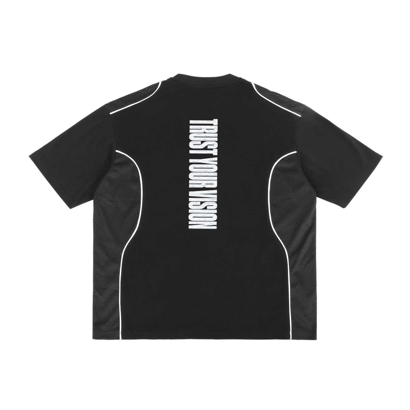 Contrast Piped Panel T-Shirt