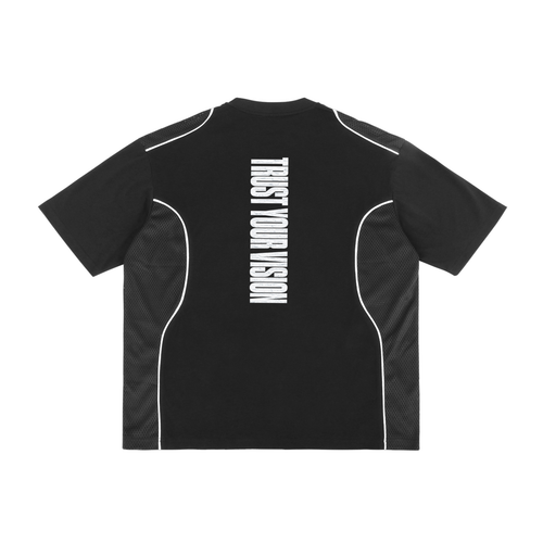 Contrast Piped Panel T-Shirt